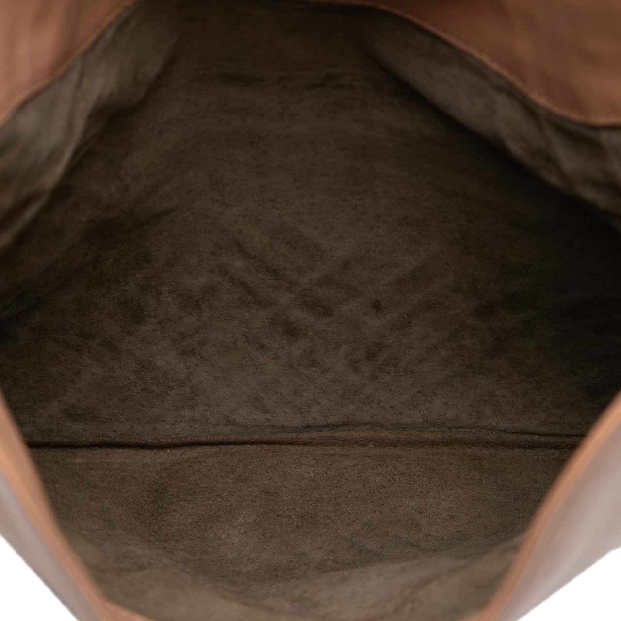 Bottega Veneta Nappa Embossed Intrecciato Turnlock Clutch Bruin