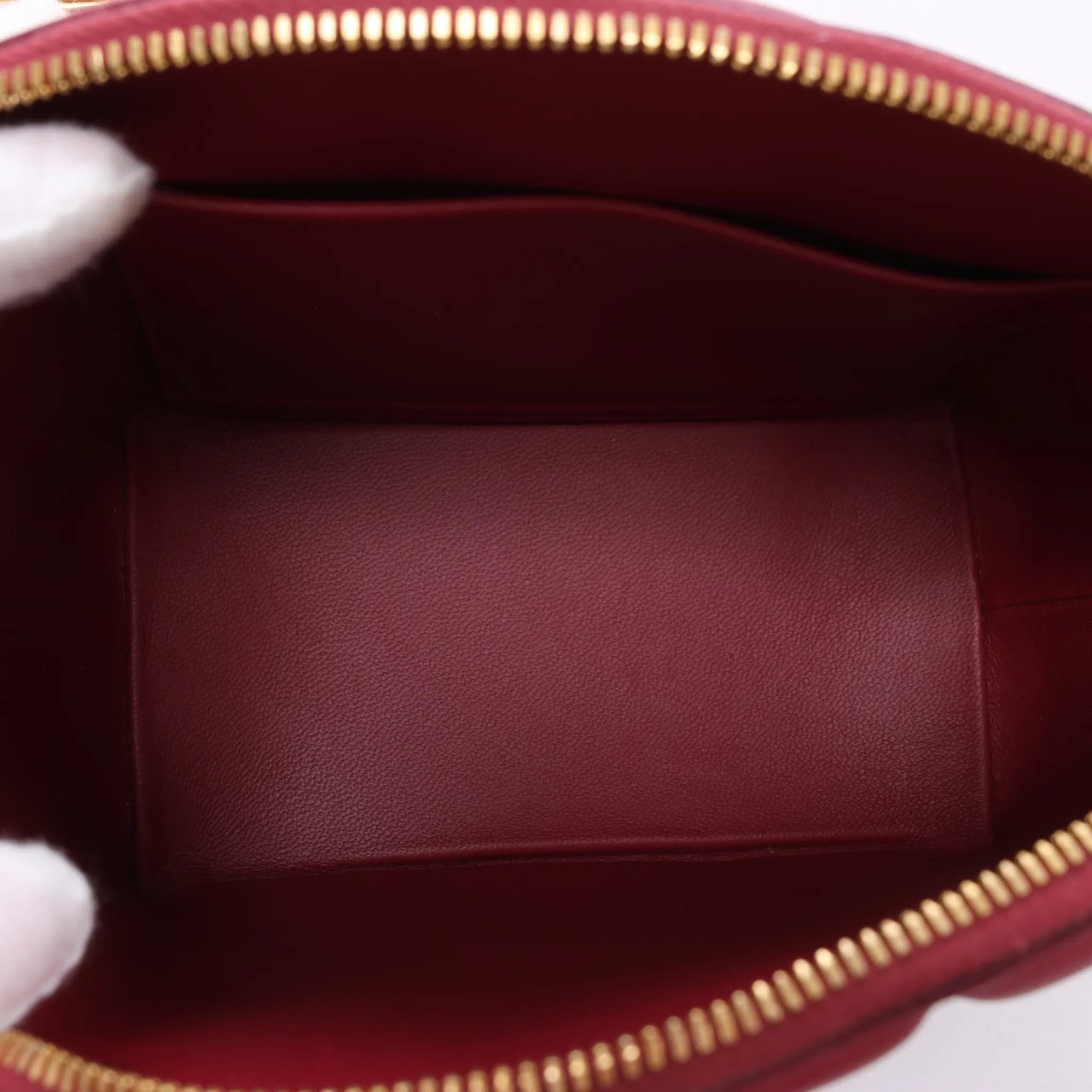 Bottega Veneta Half Moon Padded Leather Crossbody Bag in Burgundy 593165 Zwart
