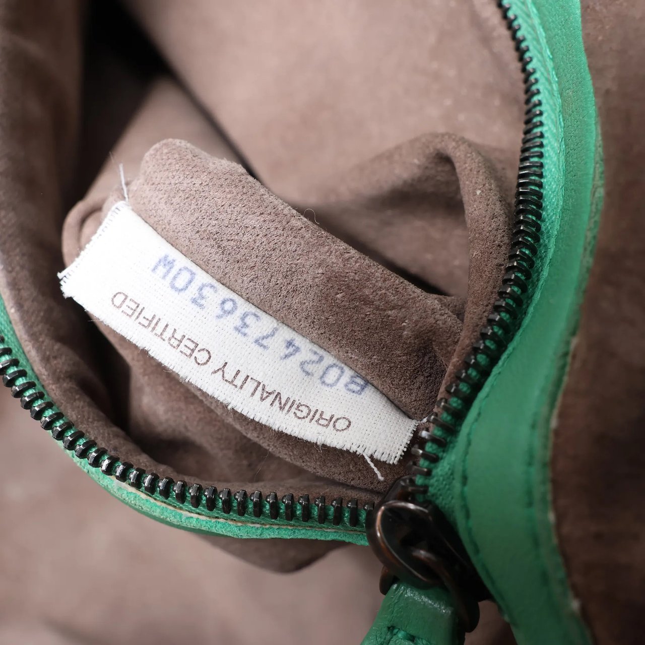 Bottega Veneta Nodini Intrecciato Leather Crossbody Bag in Green Divers