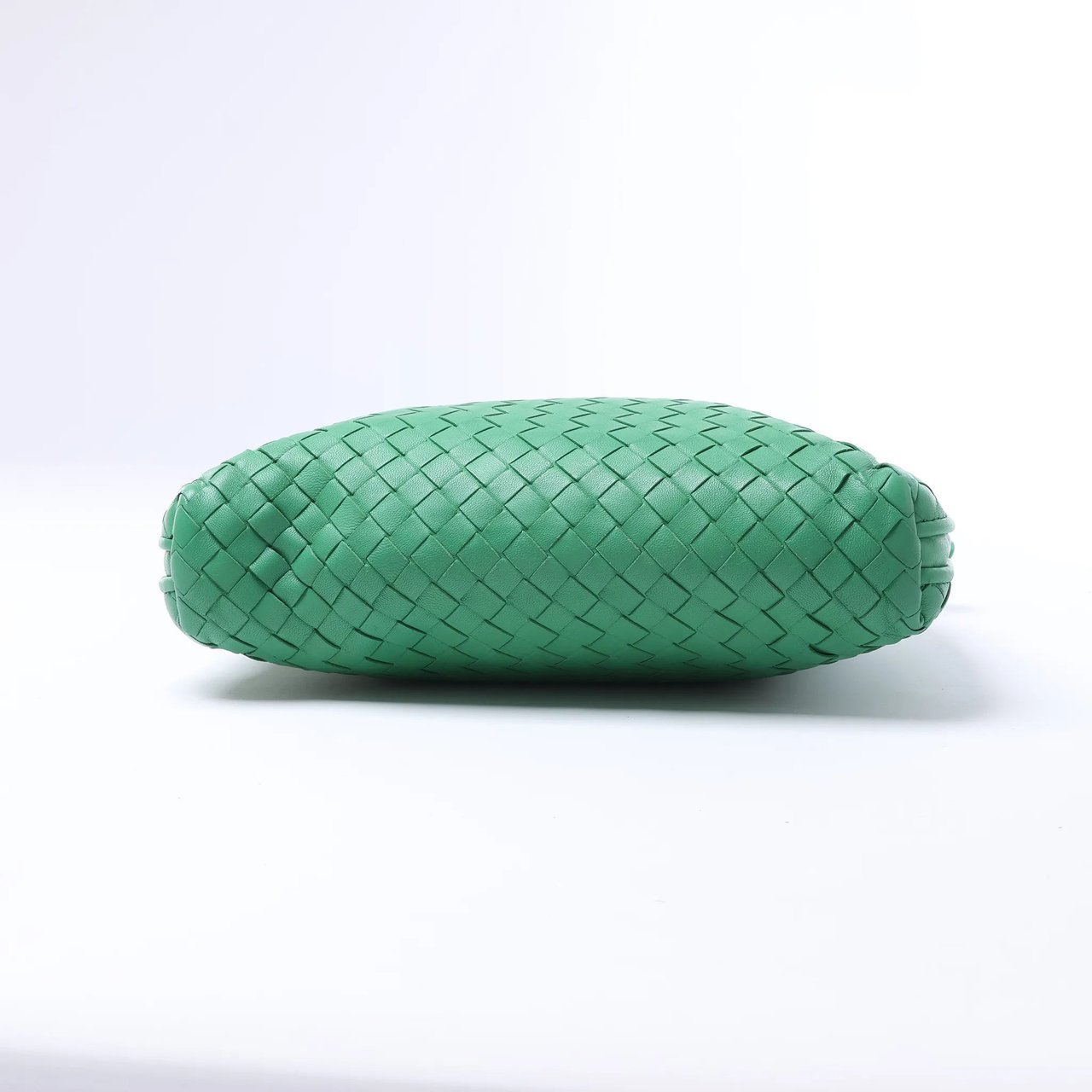 Bottega Veneta Nodini Intrecciato Leather Crossbody Bag in Green Divers