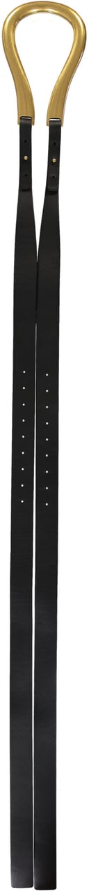 Bottega Veneta Leather belt Zwart