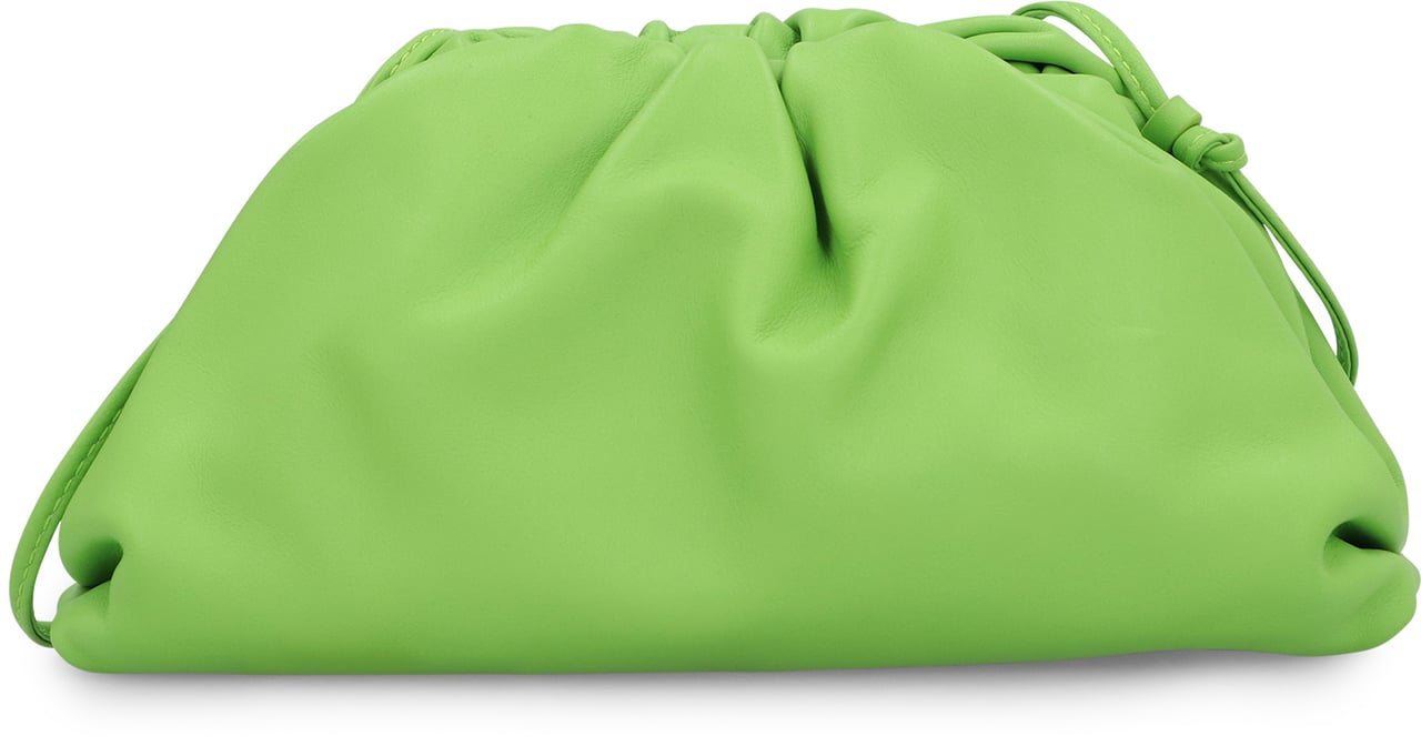 Bottega Veneta Leather Mini Pouch Groen