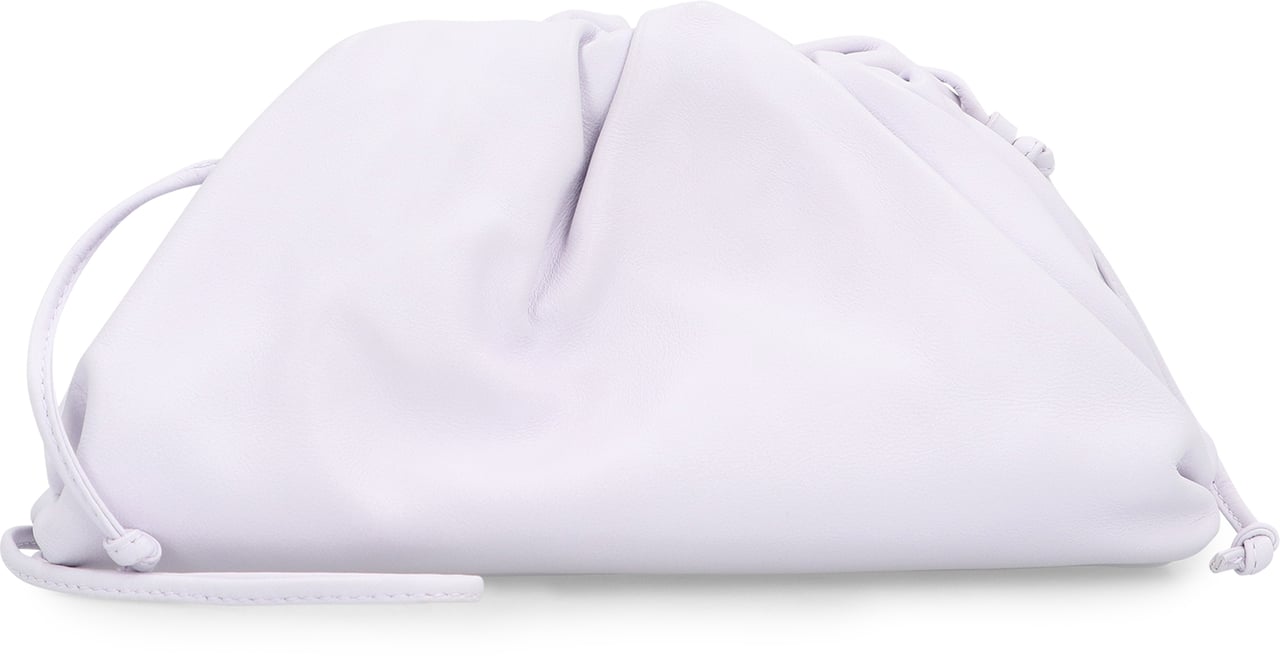 Bottega Veneta Leather Mini Pouch Goud