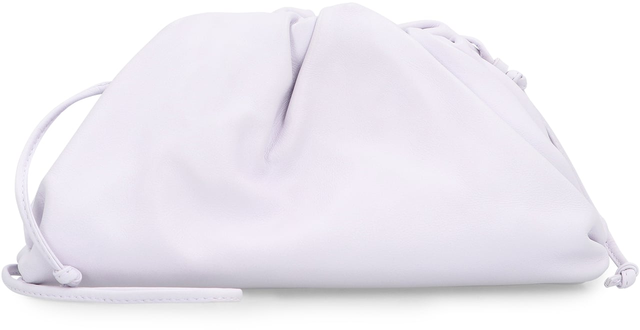 Bottega Veneta Leather Mini Pouch Goud