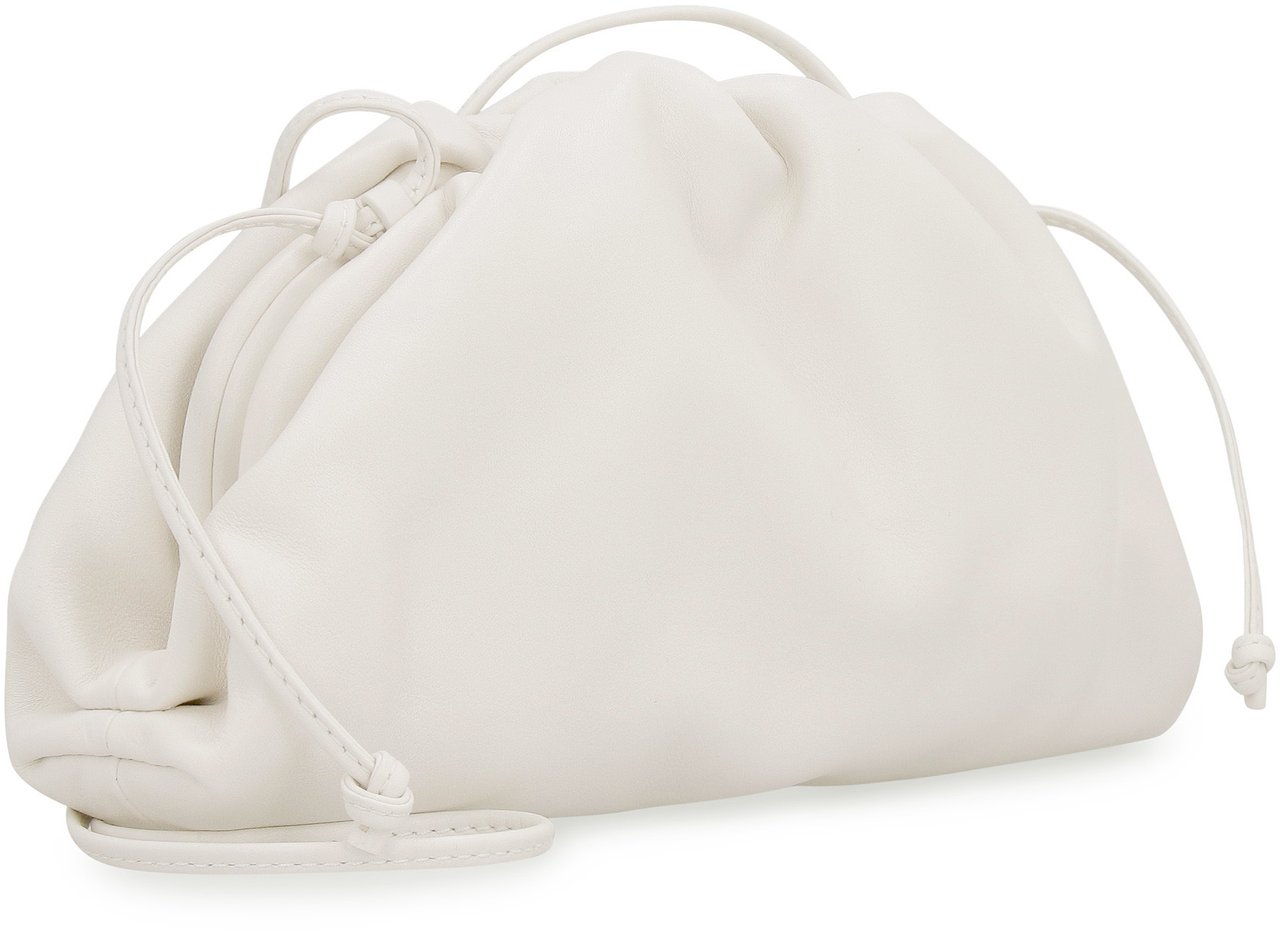 Bottega Veneta Leather Mini Pouch Wit