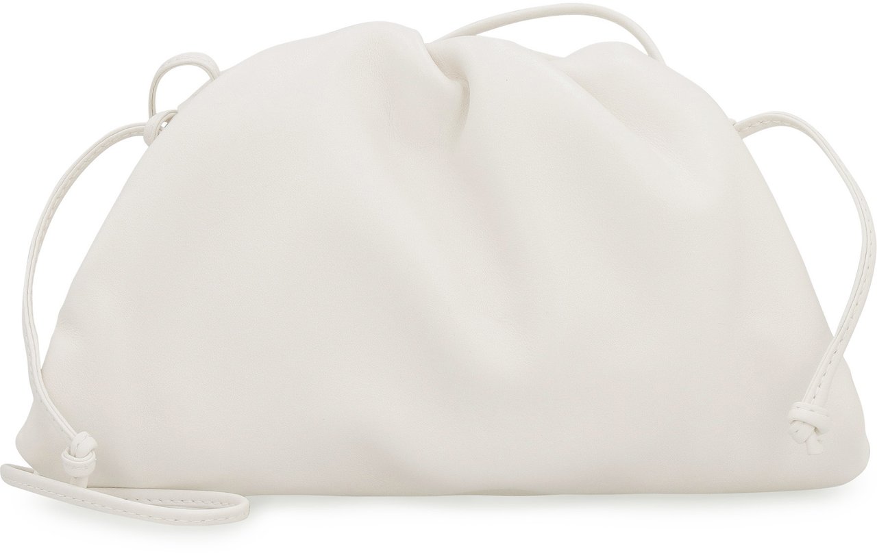 Bottega Veneta Leather Mini Pouch Wit