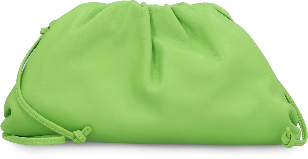 Bottega Veneta Leather Mini Pouch Groen