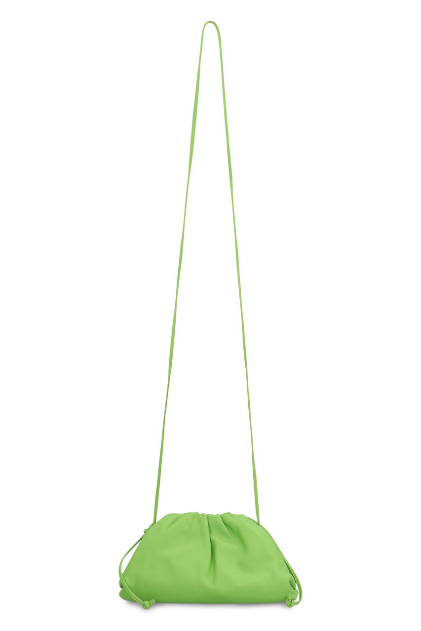 Bottega Veneta Leather Mini Pouch Groen