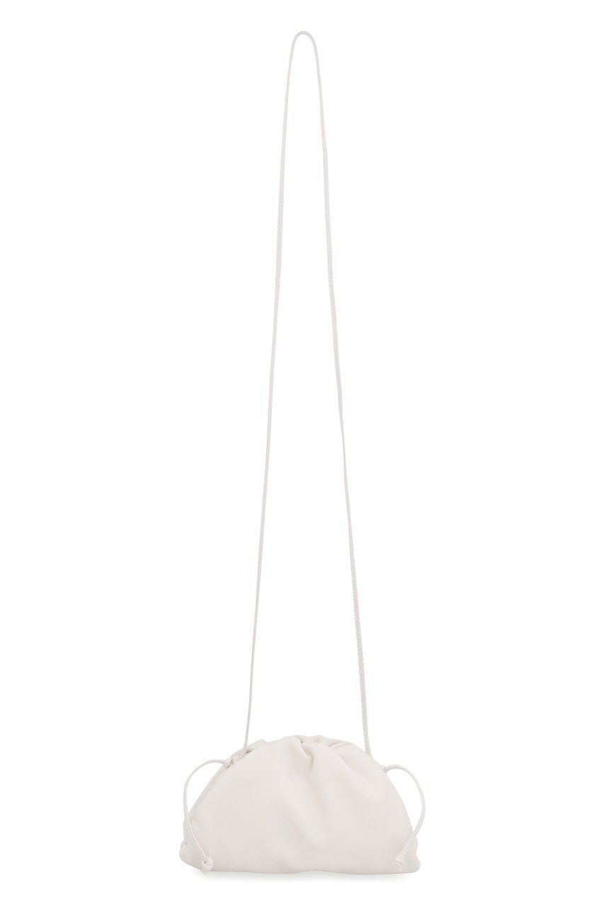Bottega Veneta Leather Mini Pouch Wit