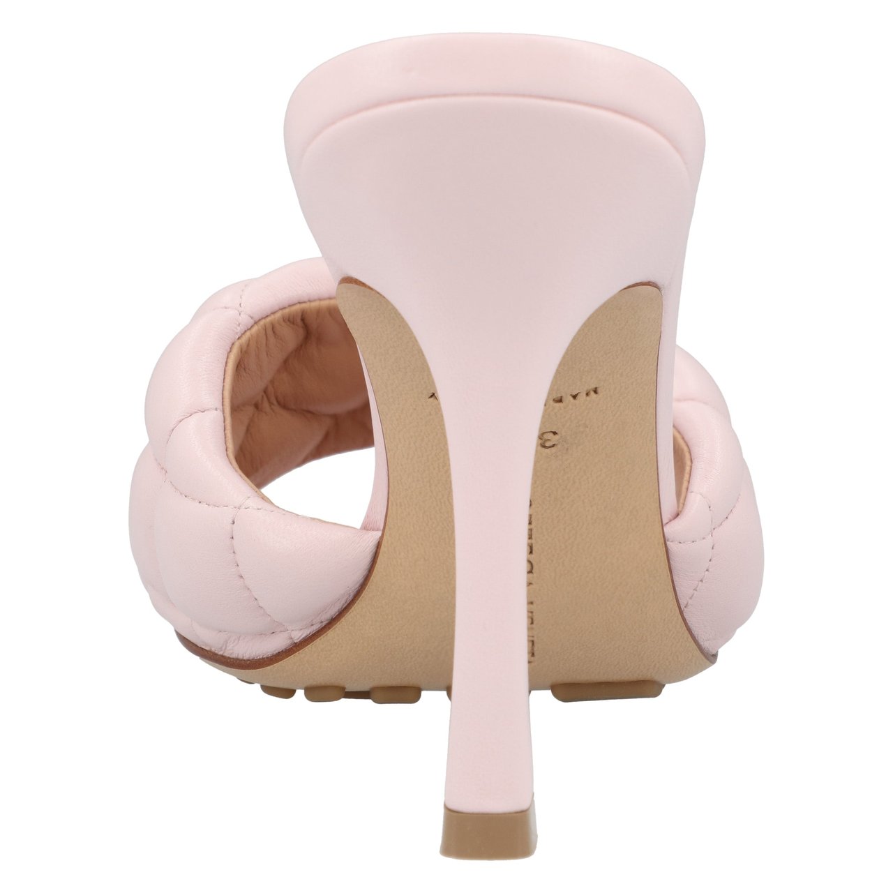 Bottega Veneta Padded Mule Pink Neutraal
