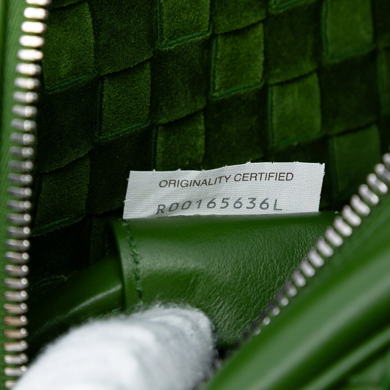 Bottega Veneta Nappa Intrecciato Crossbody Groen