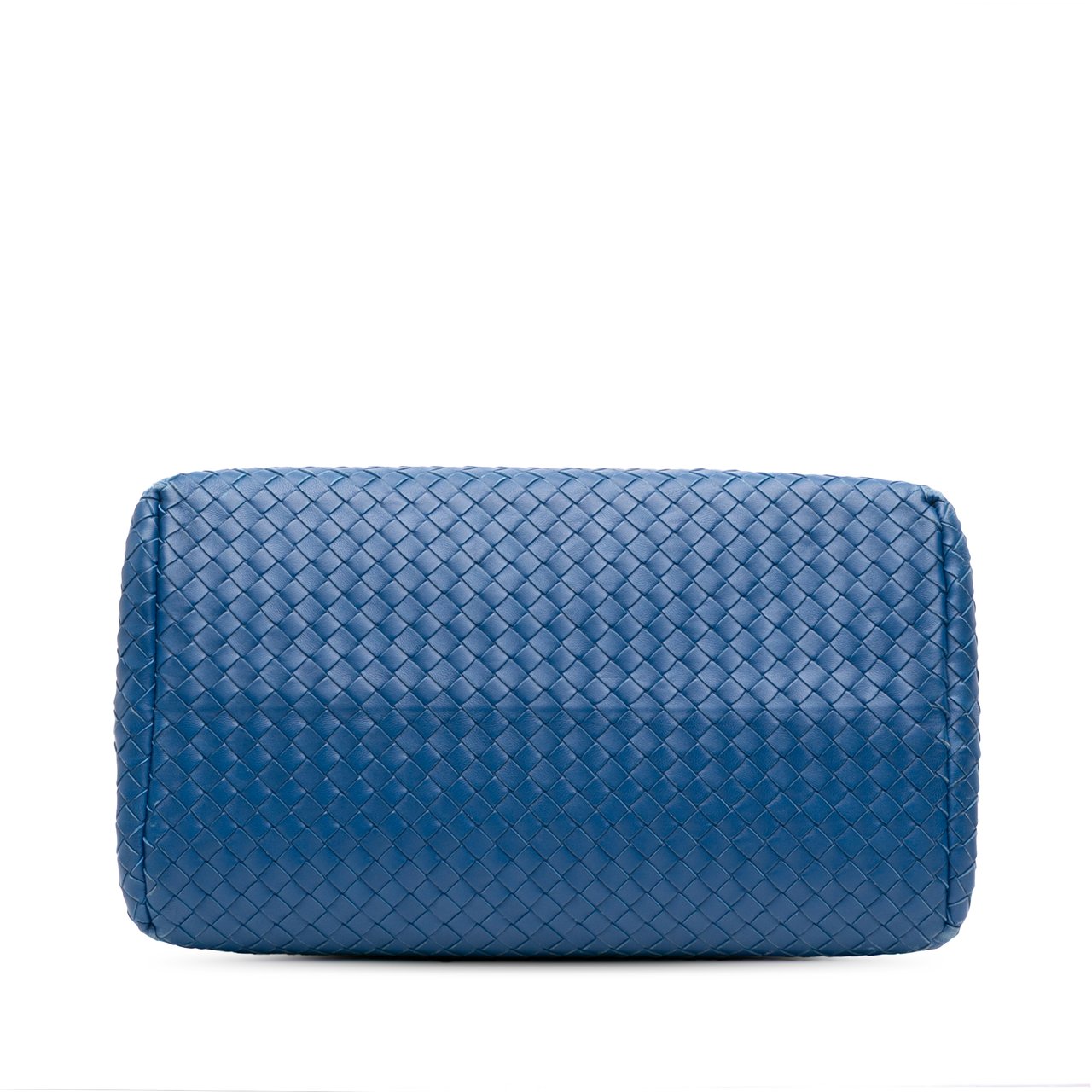 Bottega Veneta Nappa Intrecciato Milano Tote Blauw