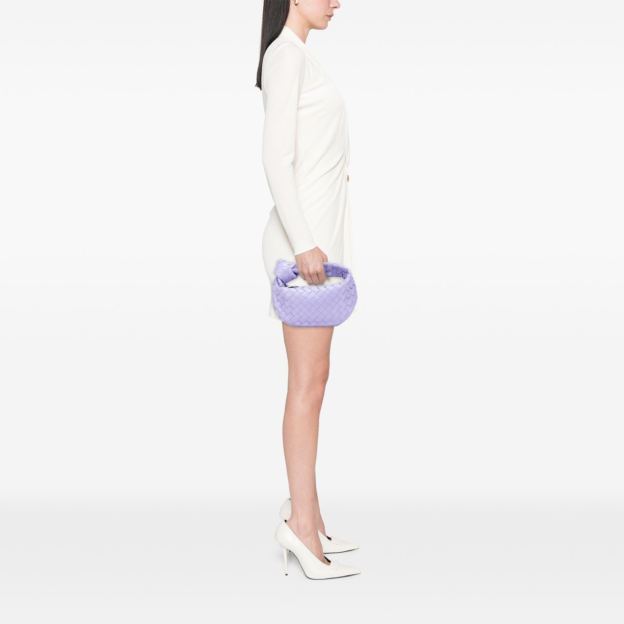 Bottega Veneta Mini Nappa Intrecciato Jodie Paars