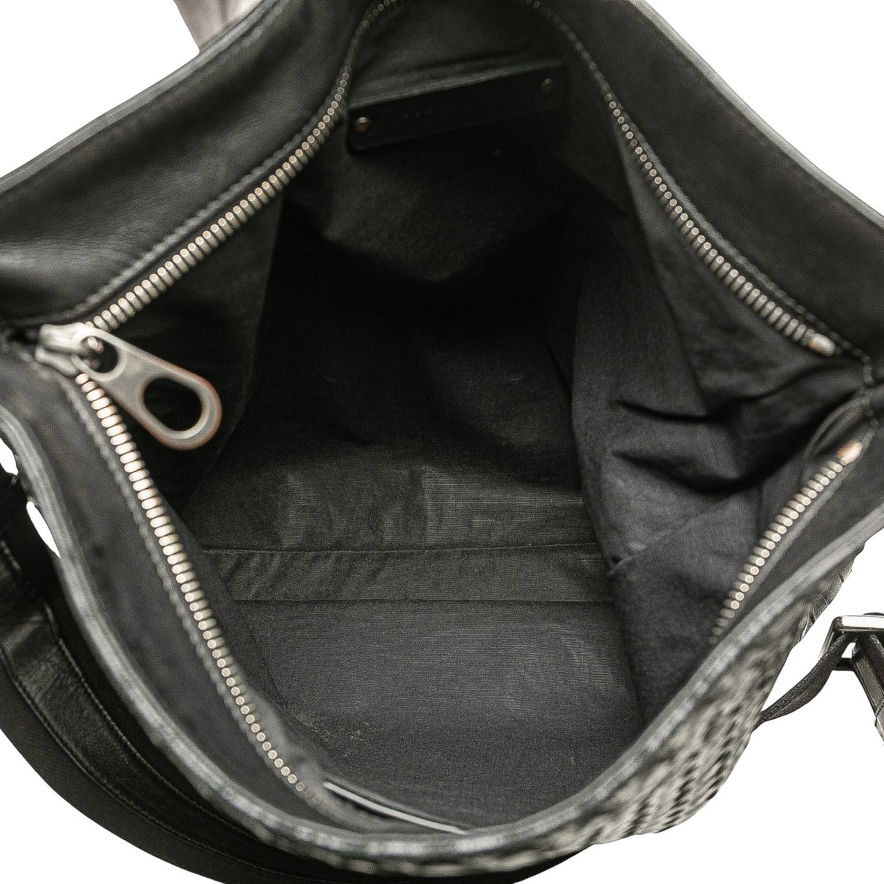 Bottega Veneta Nappa Intrecciato VN Crossbody Zwart
