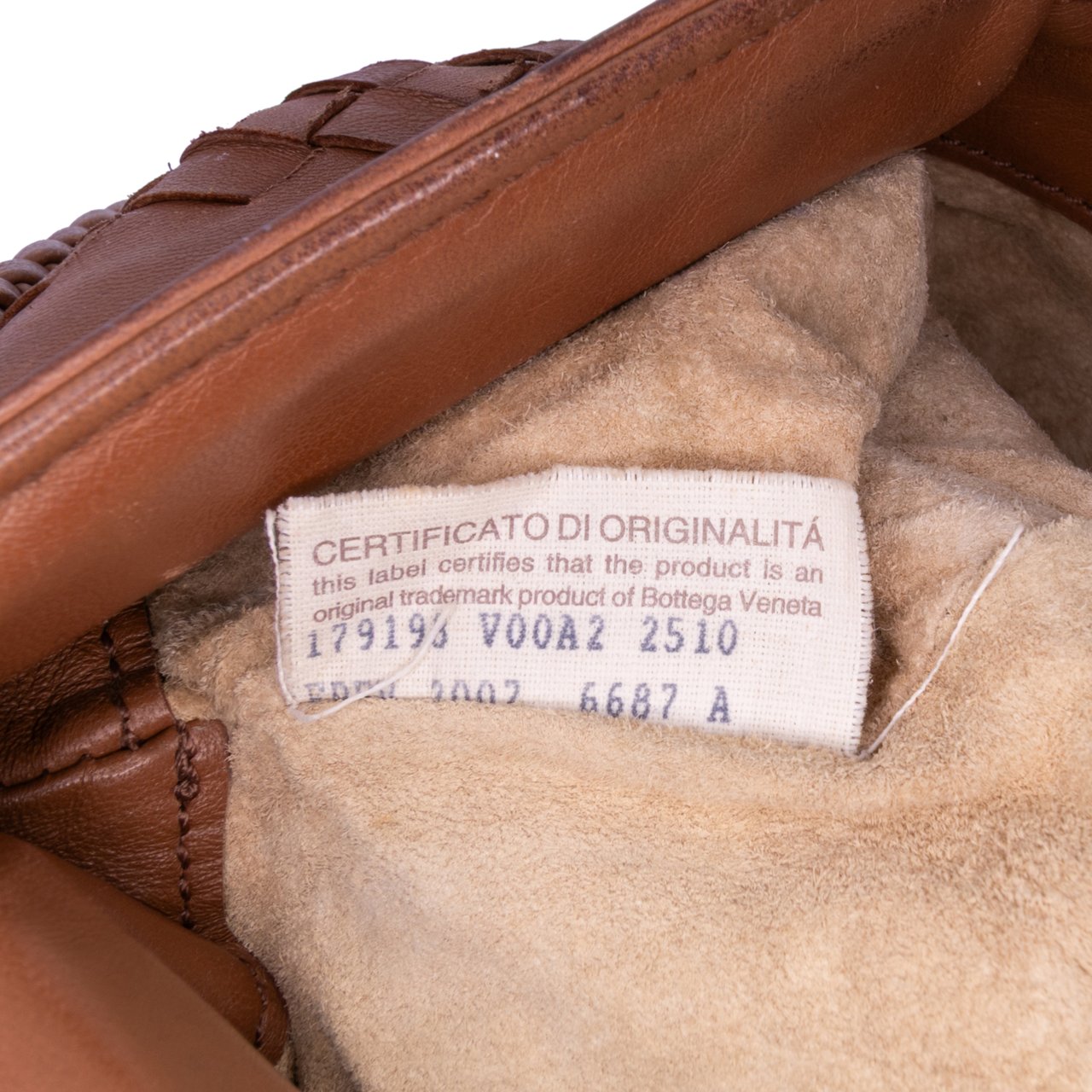 Bottega Veneta Nappa Intrecciato Shoulder Bag Bruin