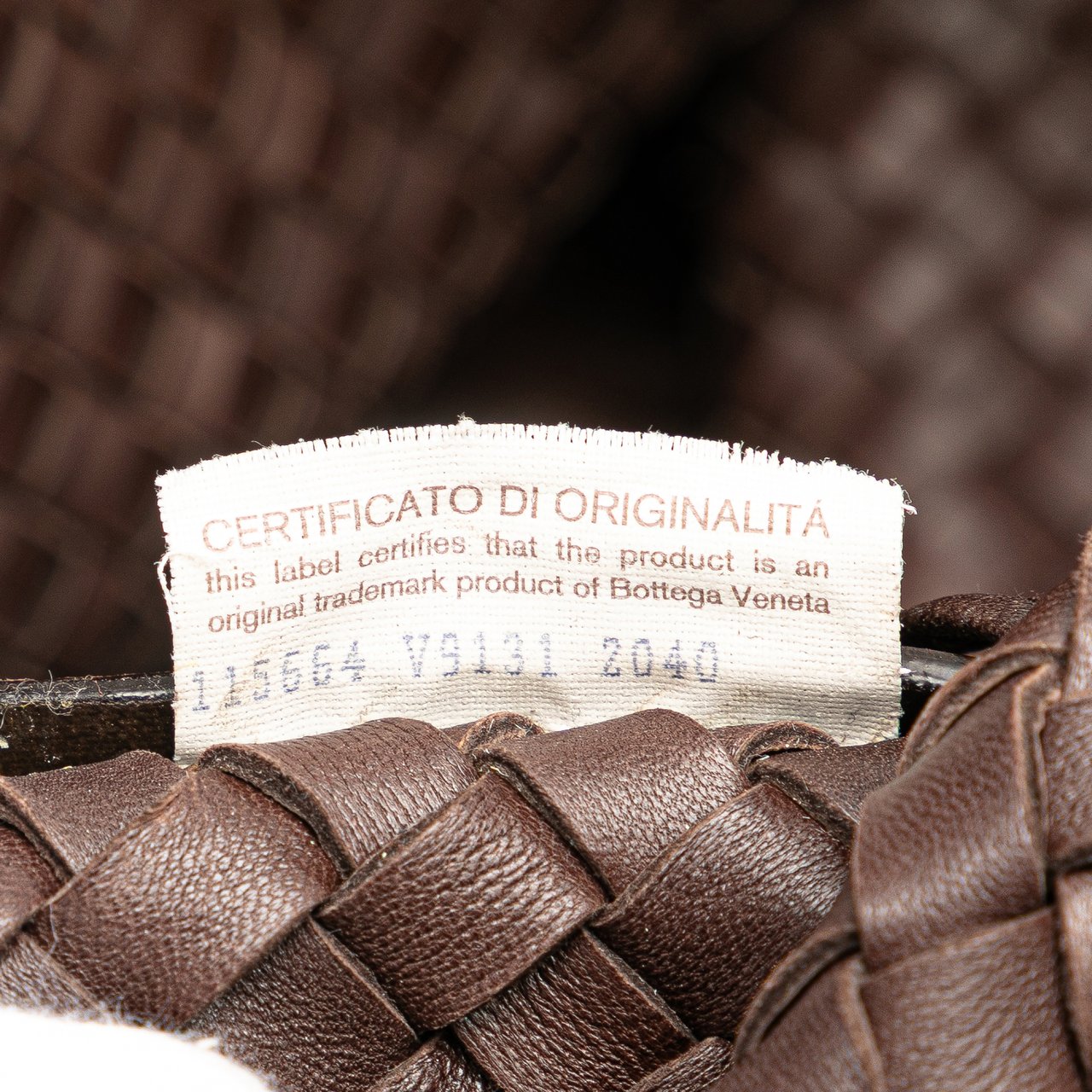 Bottega Veneta Medium Lambskin Intreccio Cabat Tote Bruin