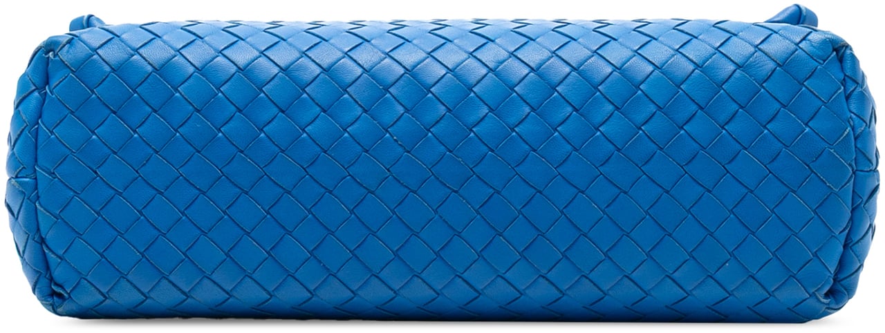 Bottega Veneta Medium Nappa Intrecciato Olimpia Shoulder Bag Blauw