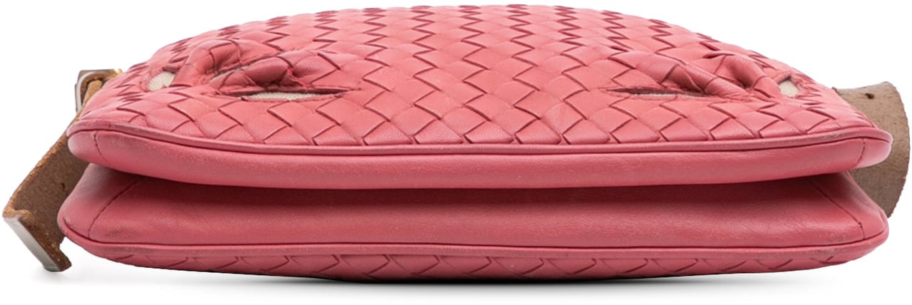 Bottega Veneta Intrecciato Crossbody Roze