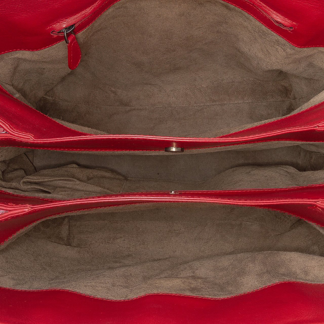 Bottega Veneta Medium Nappa Intrecciato Roma Tote Rood