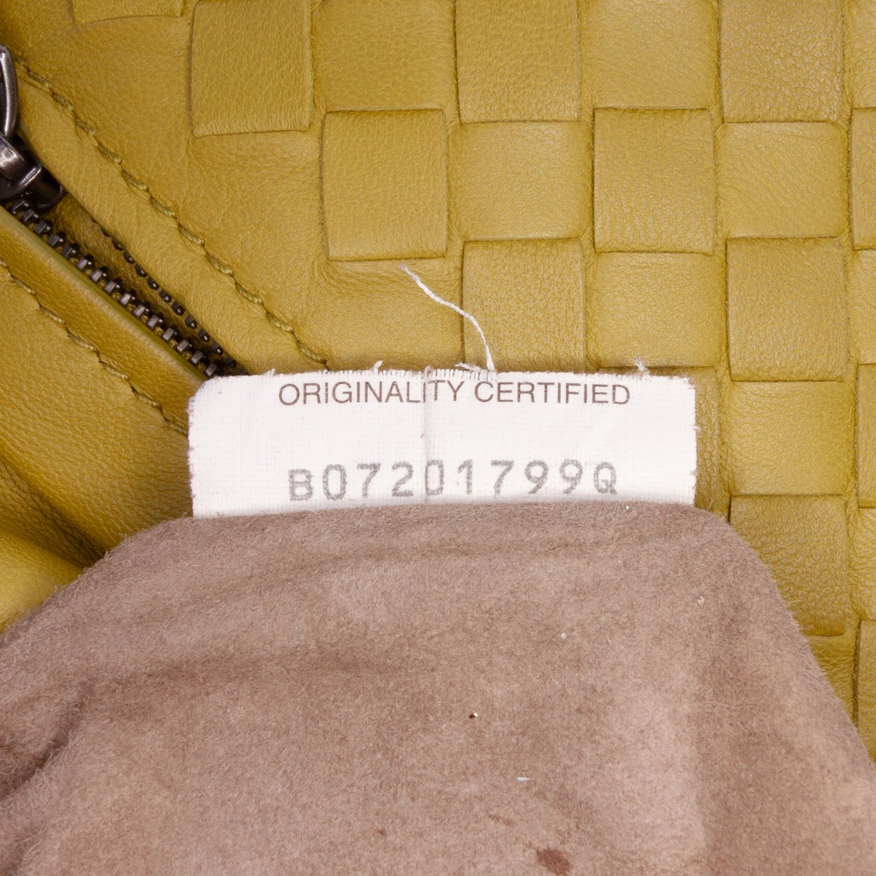 Bottega Veneta Mini Nappa Intrecciato Expandable Chain Flap Crossbody Geel