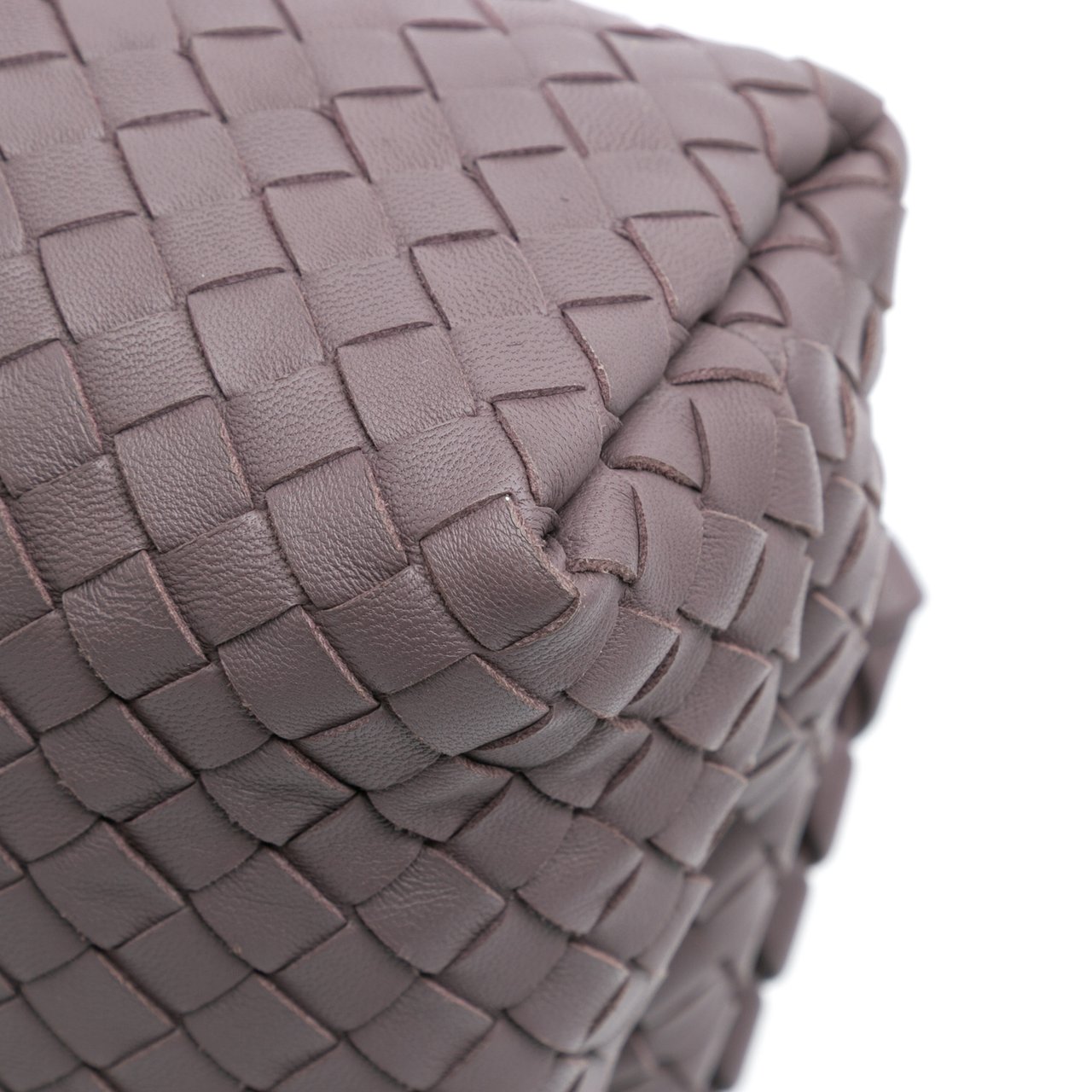 Bottega Veneta Small Nappa Intrecciato Embroidered Olimpia Shoulder Bag Paars