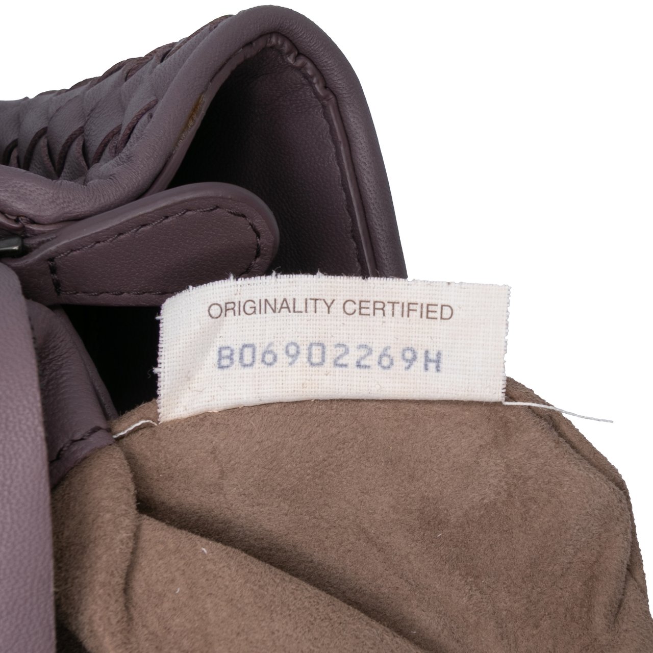 Bottega Veneta Small Nappa Intrecciato Embroidered Olimpia Shoulder Bag Paars