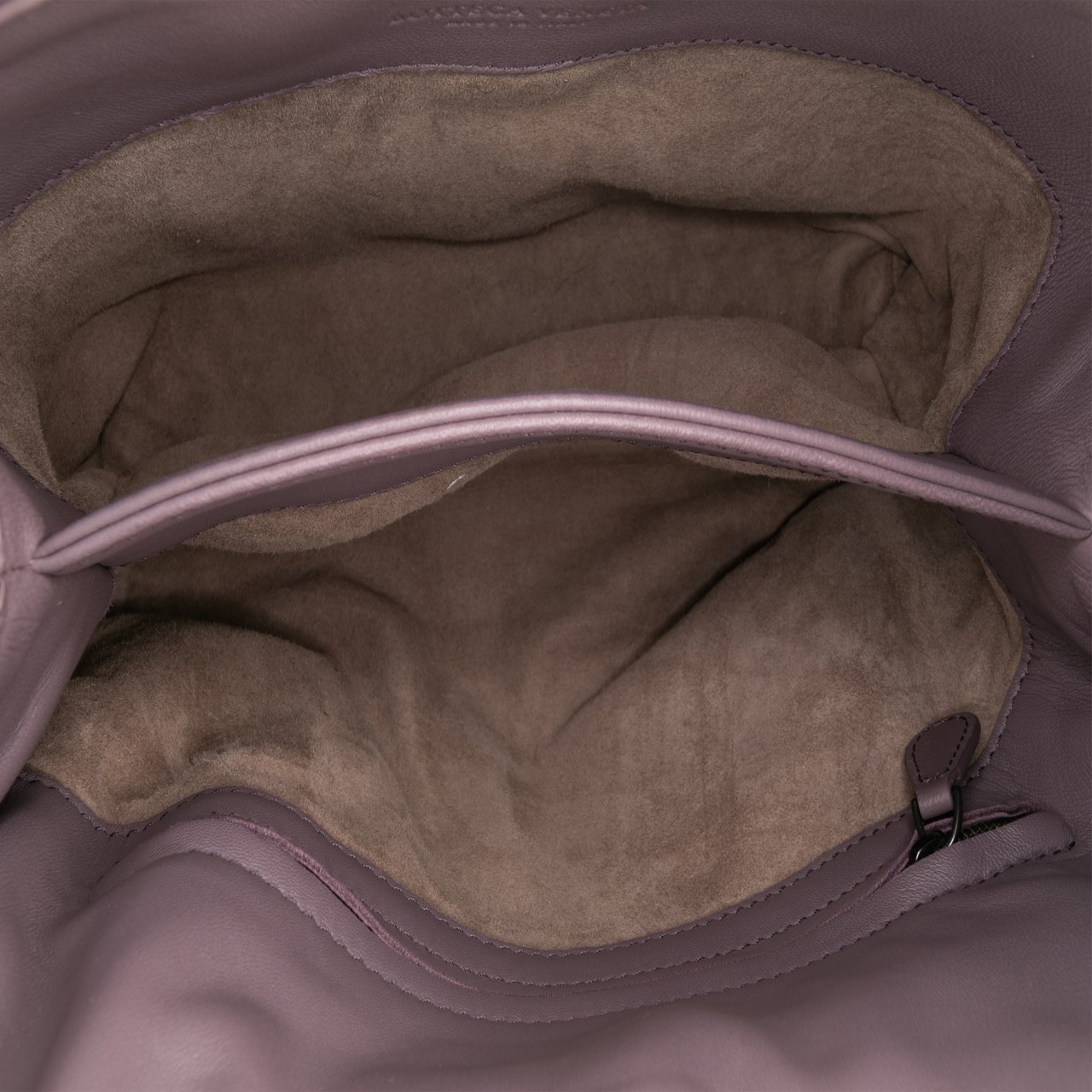 Bottega Veneta Small Nappa Intrecciato Embroidered Olimpia Shoulder Bag Paars