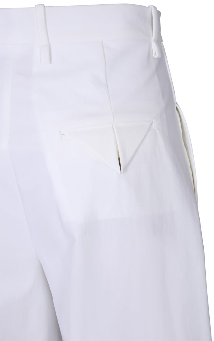 Bottega Veneta Flowing Wide-Leg Trousers with Front Zip Closure Wit