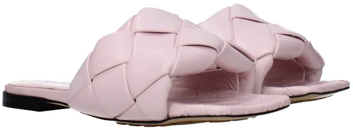 Bottega Veneta Bottega Veneta Lido Sandals Roze