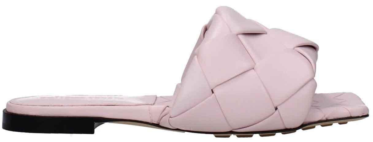 Bottega Veneta Bottega Veneta Lido Sandals Roze
