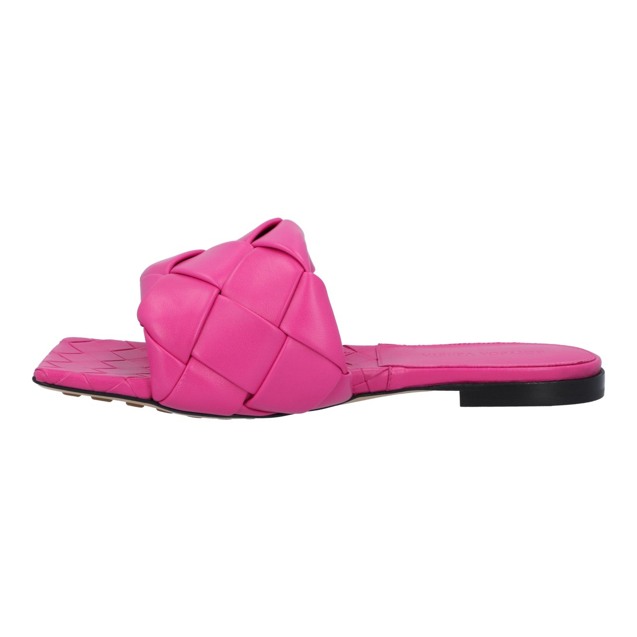 Bottega Veneta Lido Flat Sandal Pink Roze