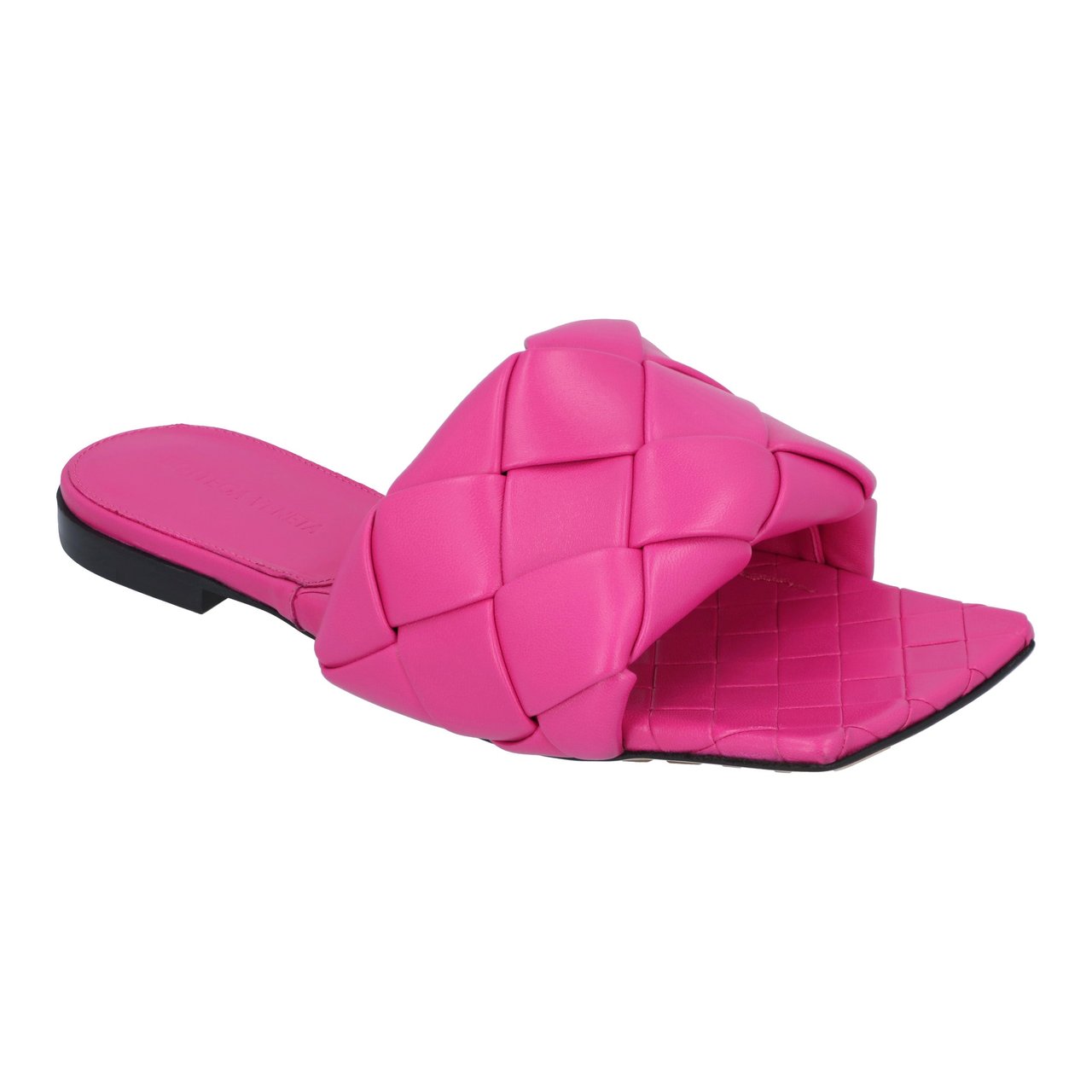 Bottega Veneta Lido Flat Sandal Pink Roze