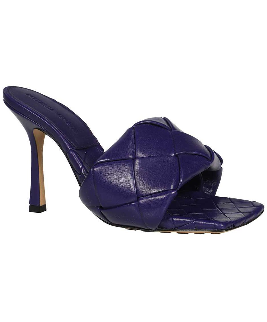 Bottega Veneta Lido leather mules Paars