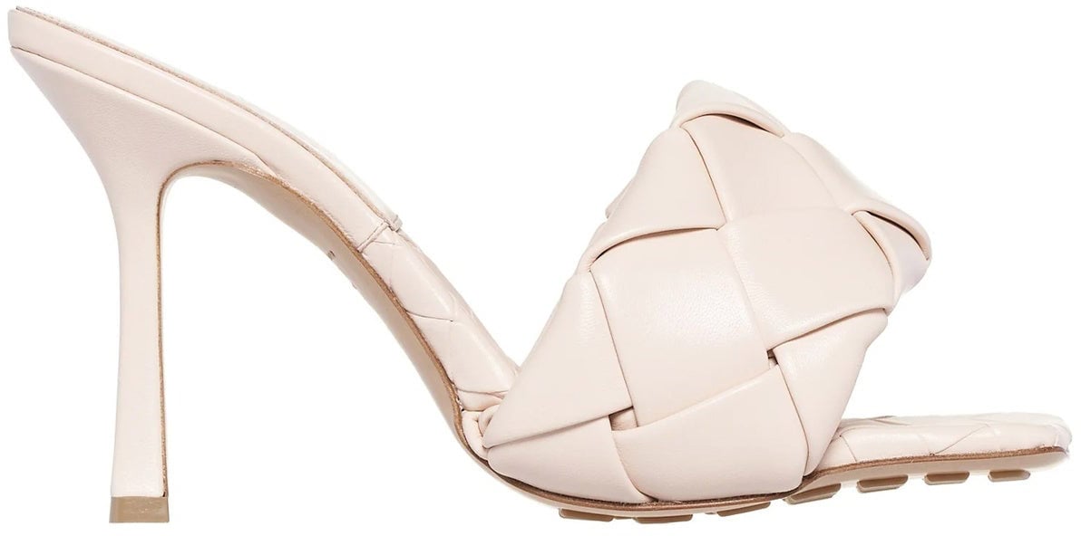 Bottega Veneta Bottega Veneta Lido Leather Mules Roze