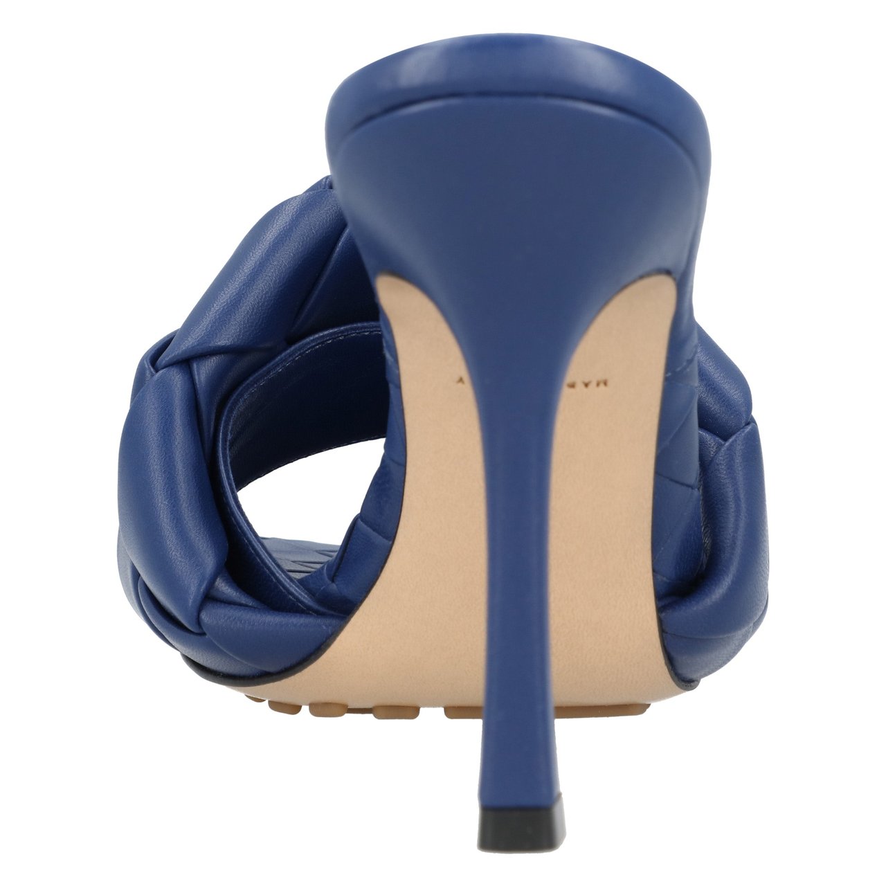 Bottega Veneta Lido Mule Blue Blauw