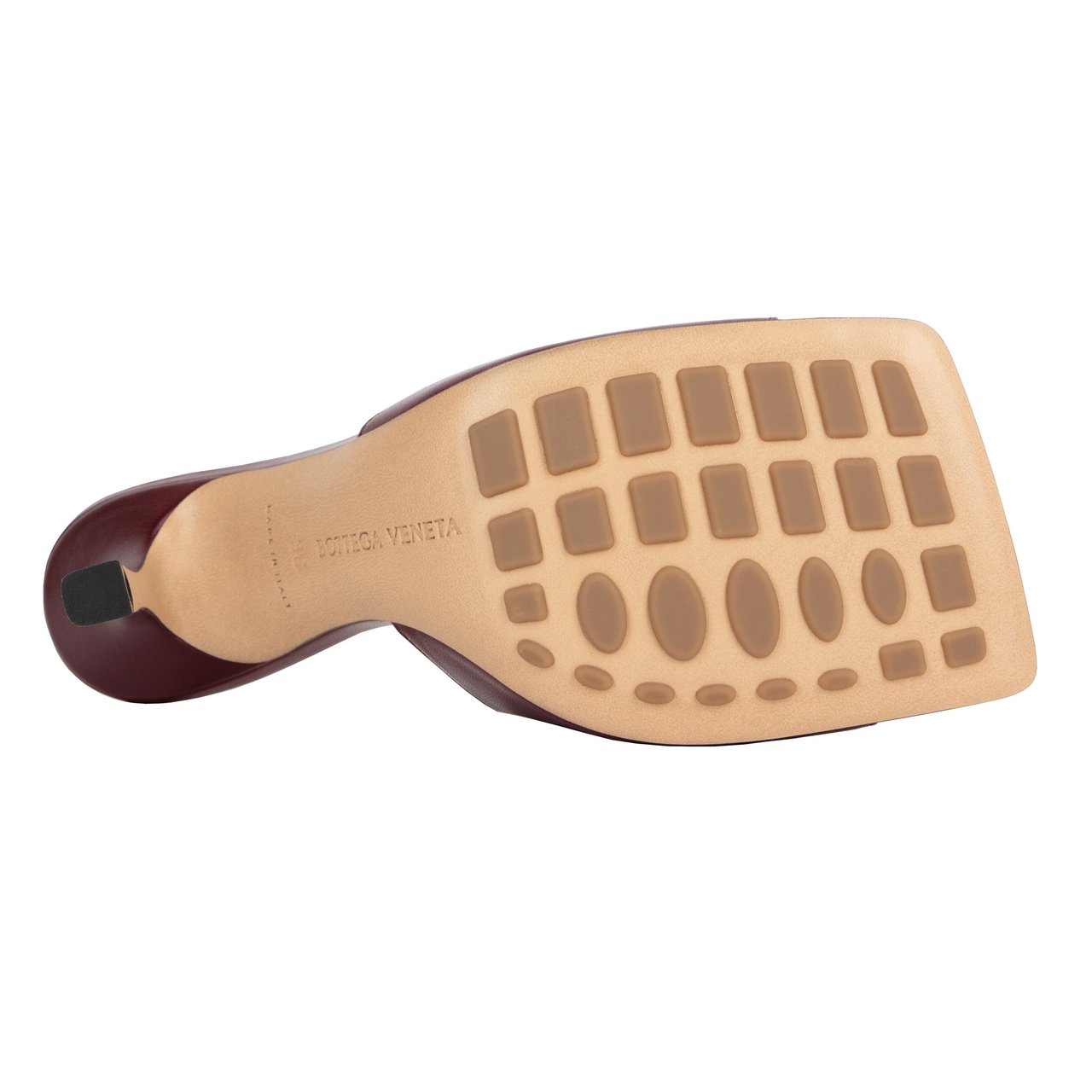 Bottega Veneta Stretch Mule Merlot Zwart
