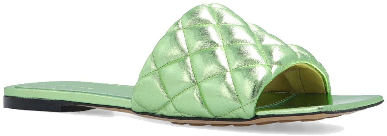 Bottega Veneta Padded Sandals Groen