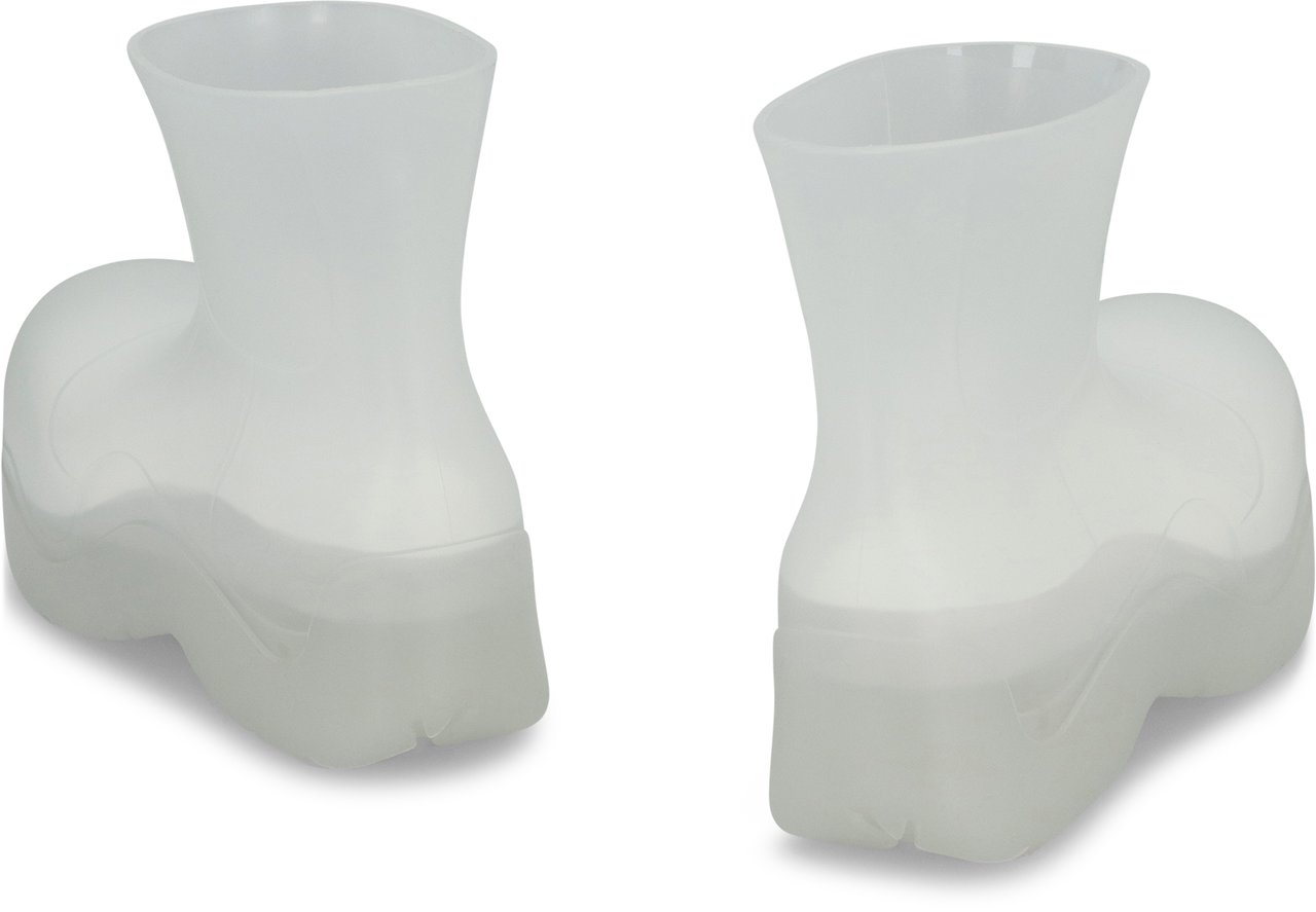 Bottega Veneta Rubber Puddle Boots Neutraal