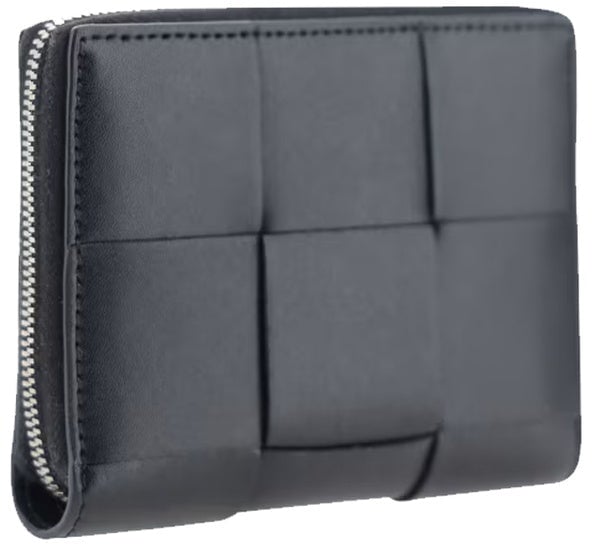 Bottega Veneta Bottega Veneta Zip Around Wallet Zwart