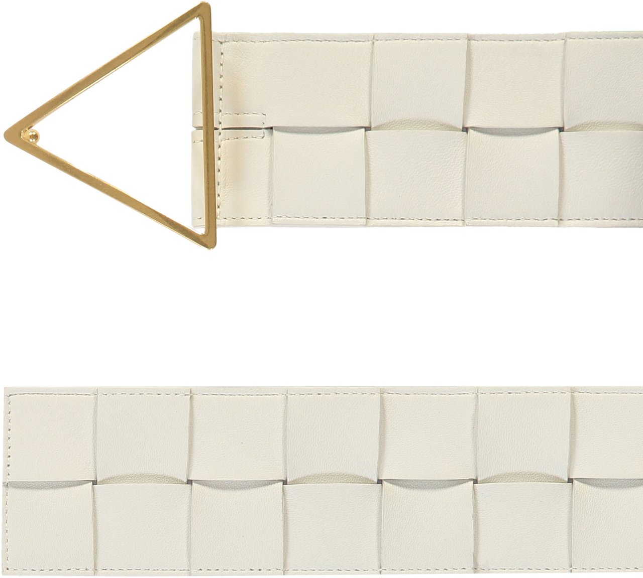 Bottega Veneta Leather belt Wit