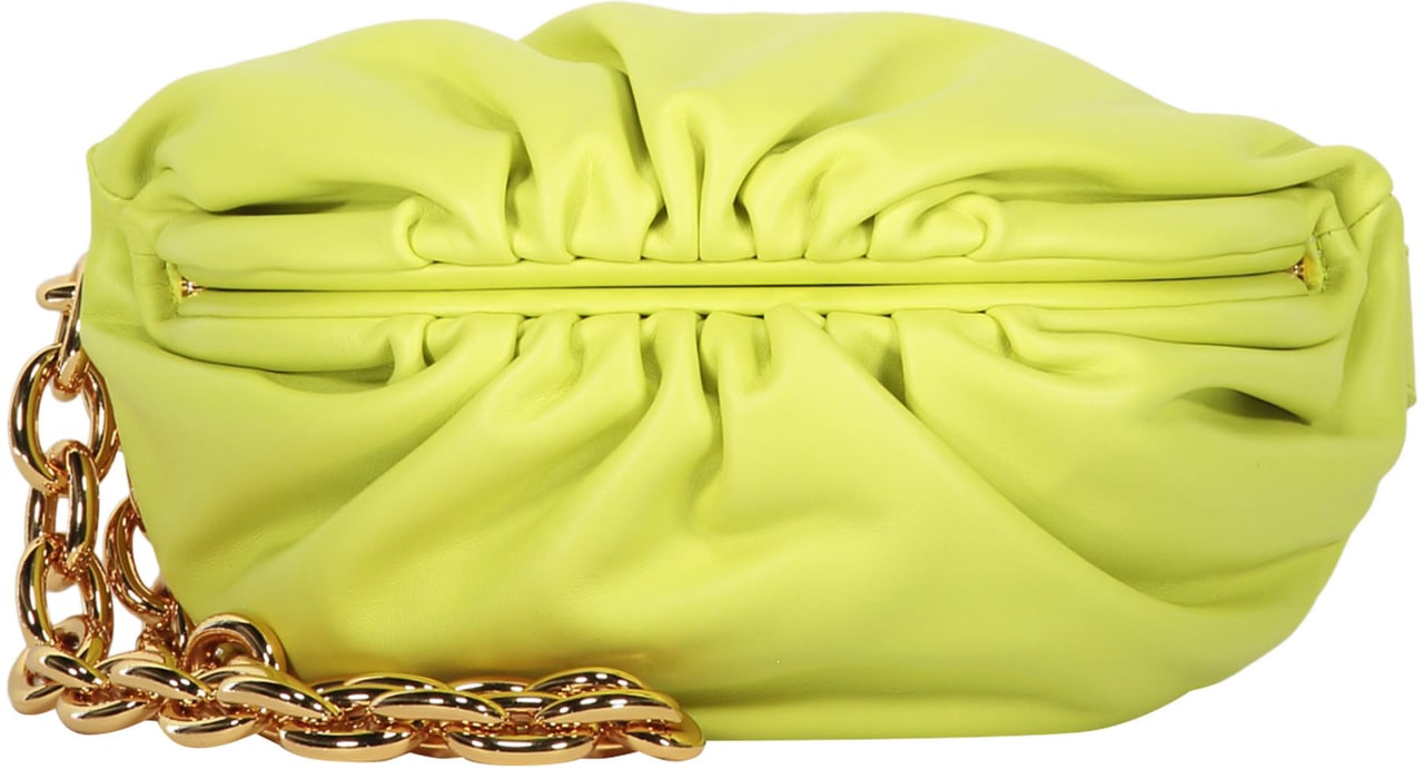 Bottega Veneta The Pouch Mini leather belt bag Goud