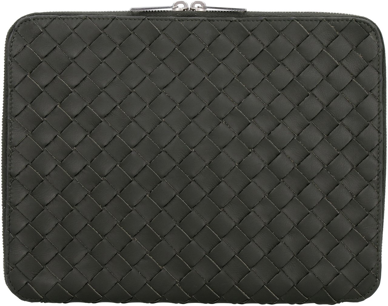 Bottega Veneta Intrecciato Hydrology document case pouch Groen