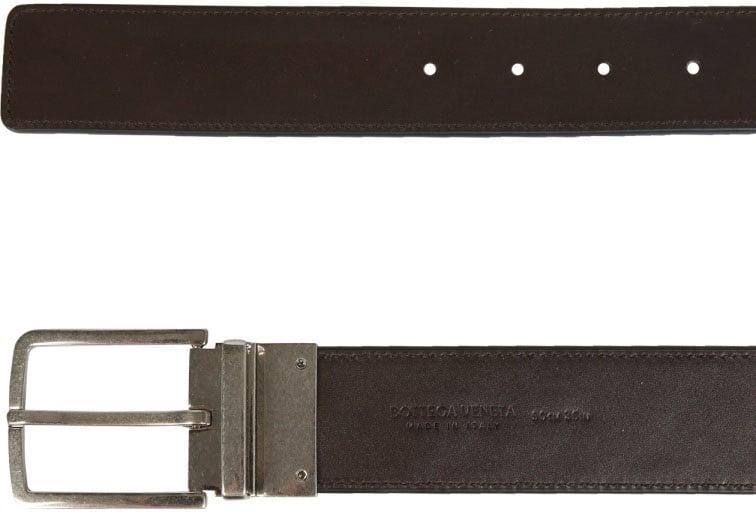 Bottega Veneta Reversible 3.5 cm Belt with Versatile Buckle Neutraal