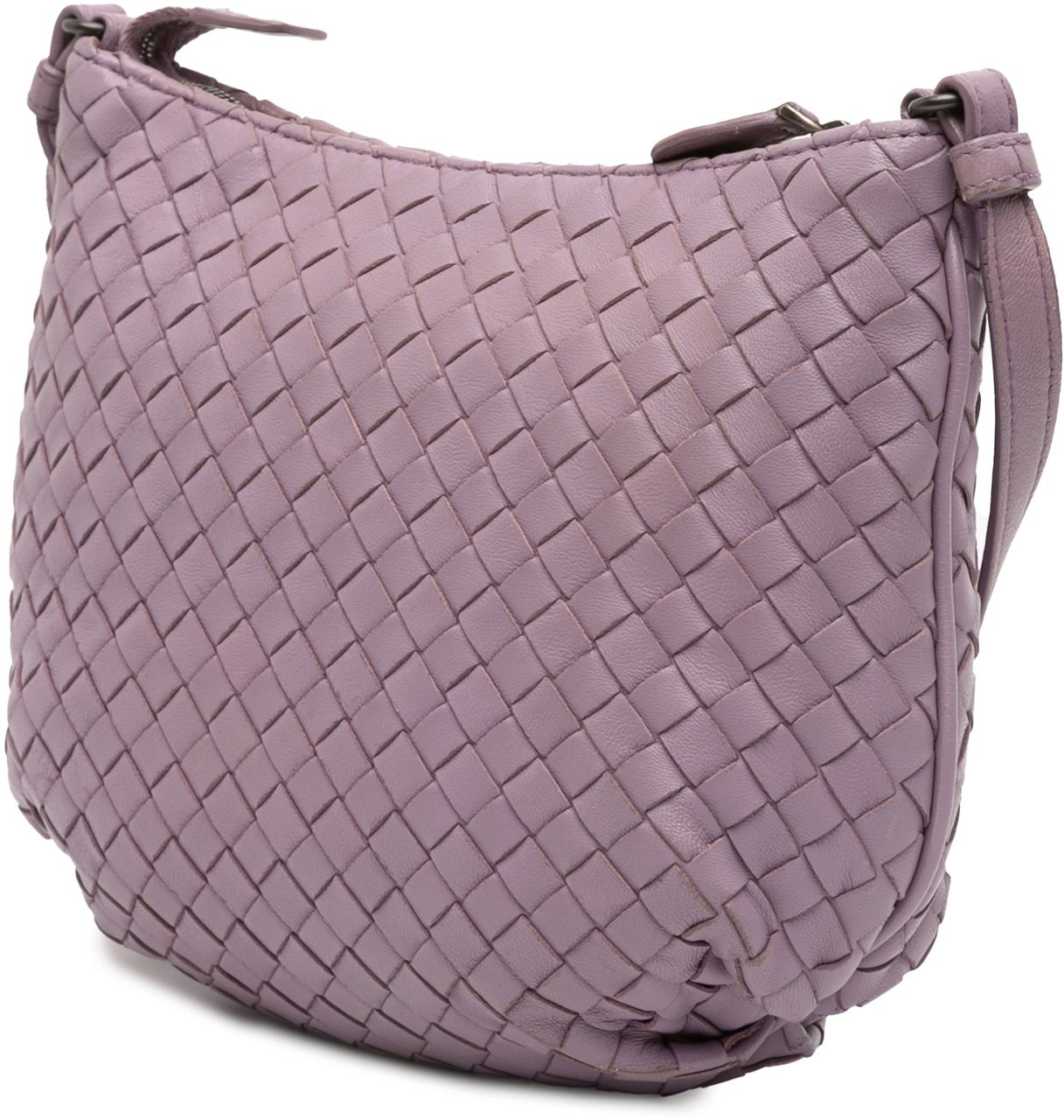 Bottega Veneta Nappa Intrecciato Crossbody Paars