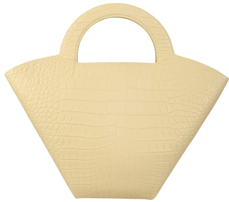 Bottega Veneta Spacious Tote Bag with Double Handle Neutraal