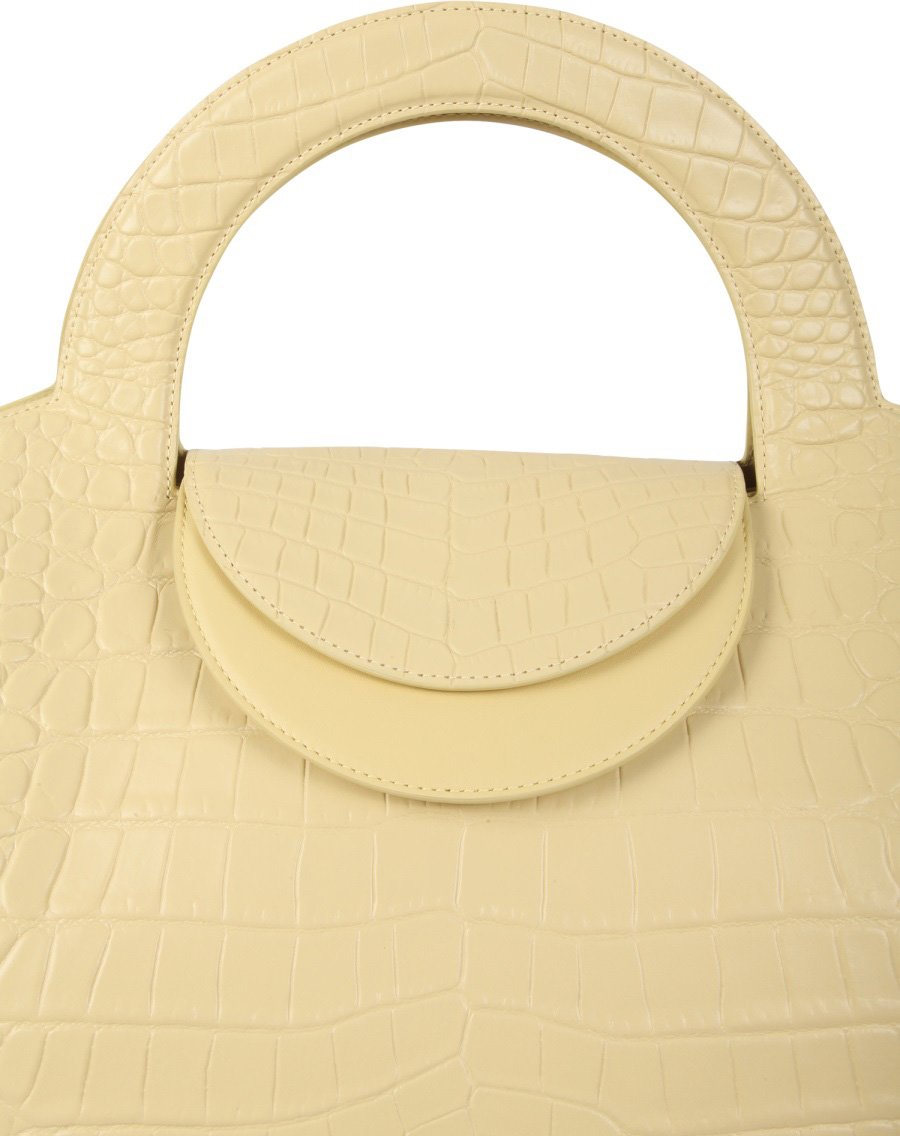 Bottega Veneta Spacious Tote Bag with Double Handle Neutraal