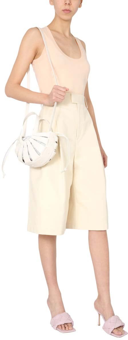 Bottega Veneta Sleeveless Cashmere Blend Sweater with Round Neckline Neutraal