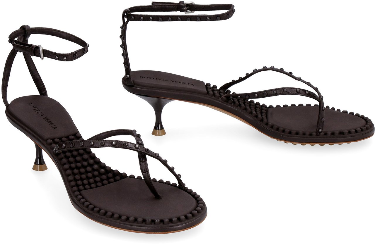 Bottega Veneta Lagoon Bubble sandals Bruin