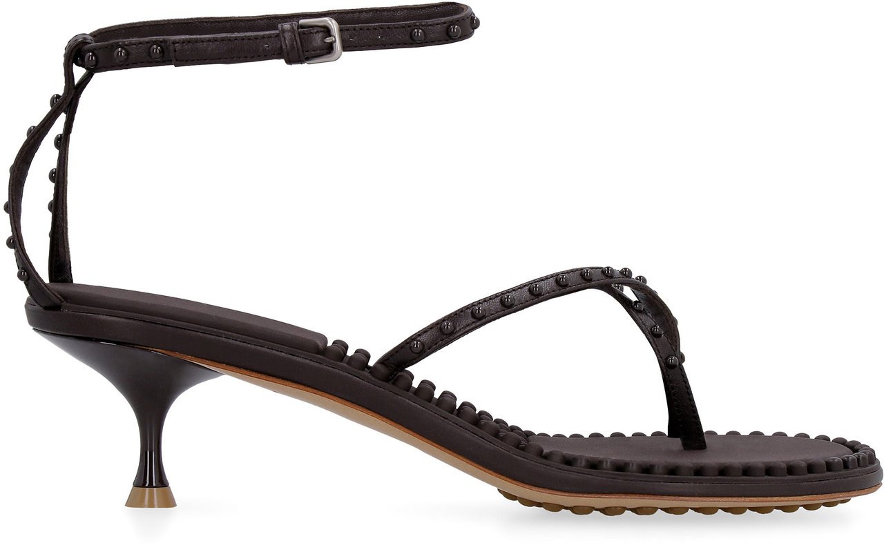 Bottega Veneta Lagoon Bubble sandals Bruin