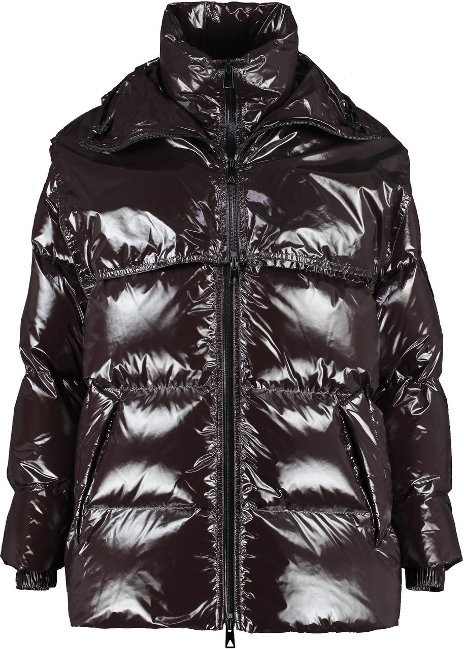 Bottega Veneta Glossy nylon down jacket Bruin